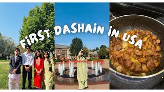 My First Dashain in USA  International student 🇳🇵🇺🇸 [upl. by Nowtna973]