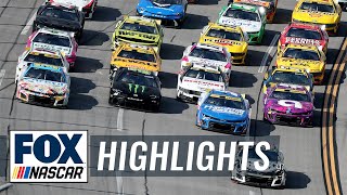 NASCAR Cup Series YellaWood 500 Highlights  NASCAR on FOX [upl. by Rosalyn]