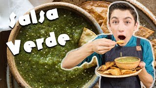 Quick Salsa Verde Recipe  Eitan Bernath [upl. by Leinehtan]