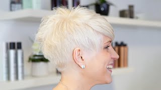 The original short undercut pixie hairstyle  timeless  forever beautiful  haircut by alisha heide [upl. by Atcele]