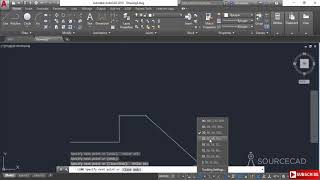 Polar and Ortho mode AutoCAD 2018 [upl. by Darius]