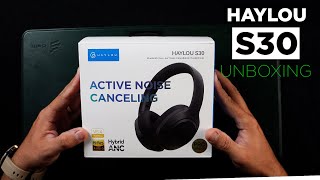 UNBOXING HEADPHONE HAYLOU S30 PRO [upl. by Friedrick]