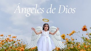 ♥️Ángeles de Dios  Ángeles vuelan  Canción infantil 😇👼👼🏻👼🏼👼🏽👼🏾♥️ [upl. by Eram622]