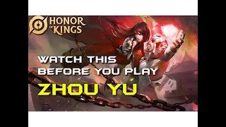 90 ZHOU YU PLAYERS DOING IT WRONG  HONOR OF KING ZHOU YU TUTRIAL GUIDE  BUILD FOR HIGHER RANK [upl. by Tonya]