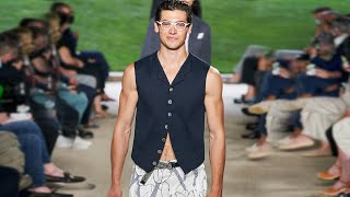 Giorgio Armani Menswear Spring Summer 2022 Milan [upl. by Namrac]