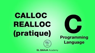 42  realloc calloc pratique  Langage C Darija [upl. by Kired]