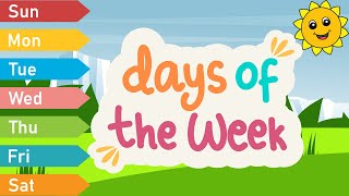 Days of the Week Song for Kids  Easy amp Fun Learning with Music  Kiddiz Tv  Cartoon for Toddler [upl. by Claire]