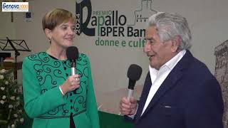 Premio RapalloBPER Banca 2024 intervista al sindaco ELISABETTA RICCI  A cura di Vittorio Sirianni [upl. by Avera244]