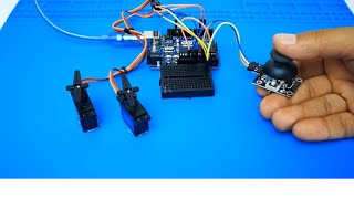 How to Control servo motors with a ps2 Joystick 🕹️ [upl. by Caryn892]