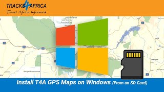 Installing Tracks4Africa GPS Maps on your Windows PC from an SD Card [upl. by Raychel572]