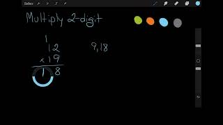 Math multiply 2digit numbers [upl. by Hsirehc]