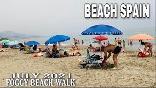 FUENGIROLA MALAGA SPAIN BEST BEACH WALK IN JULY 2021 4K Ms Fuengirola Vlogs [upl. by Adnwahsal482]