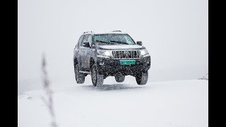 Toyota Land Cruiser testkjøring Lierskogen [upl. by Nickolai992]