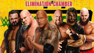 Goldberg Rock Big ShowDrew Mcintyre Braun Strowman amp Seth Rollins full Match WWE 2k24 [upl. by Neerroc]