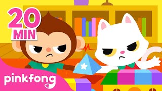 Be Nice with Friends  Good Manners  How to be a good friend  Pinkfong Songs for Children [upl. by Magdalene591]