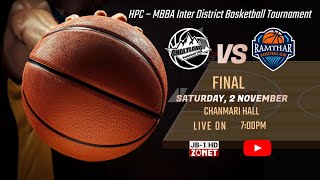 HPC  MBBA INTER DISTRICT BASKETBALL TOURNAMENT II FINAL [upl. by Cutler]