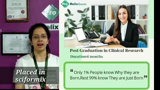 Clinical Research Course Placed Student Feedback Video  ProRelix Education [upl. by Bergh]