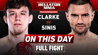 OTD 2023 Ciaran Clarke vs Leonardos Sinis  Bellator 291 FULL FIGHT [upl. by Carli]