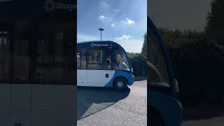 47922 14 Plate Optare Solo SR departing from Walton Le Dale Park amp Ride [upl. by Clemmie]