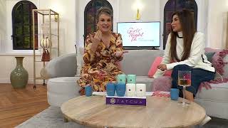 TATCHA The Rice Polish Foaming Enzyme Powder Duo on QVC [upl. by Dnalel49]