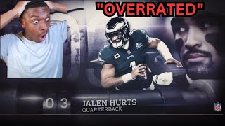 Cowboys Fan Reacts To 3 Jalen Hurts QB Eagles  Top 100 Players of 2023 [upl. by Quincy]