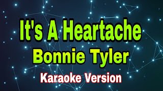 Its A Heartache  Bonnie Tylerkaraoke version mix karaoke [upl. by Omora]