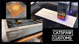 Beginner Laser Engraving with the Creality Falcon 2 [upl. by Ennaecarg]