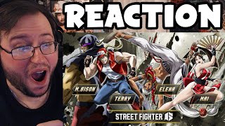 Gors quotStreet Fighter 6  Year 2 Character Reveal Trailerquot REACTION BISON amp MAI [upl. by Gersham]