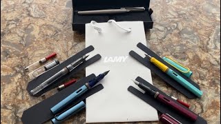 LAMY Safari Studio amp ALStar Fountain Pens TomoeRiver 52gm2 Paper amp Moonster Journal [upl. by Carnes]