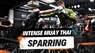 INTENSE Muay Thai Sparring [upl. by Ehr]