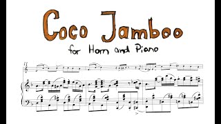 Coco Jamboo  for French Horn and Piano [upl. by Yelrahc162]