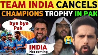 INDIAN TEAM WILL NOT COME PAKISTAN FOR CHAMPIONS TROPHY PAKISTANI PUBLIC REACTION ON INDIA REAL TV [upl. by Olra]