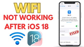 iOS 18 How To Fix Wifi Not Working on iphone after iOS 18 Update [upl. by Newcomer]