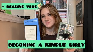 BECOMING A KINDLE GIRLY   reading vlog [upl. by Jolanta]