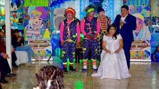 Payasos Kiwi y Stiff en Boda y Presentación 4K [upl. by Eniamert626]