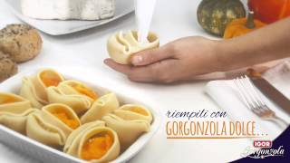 Ricette semplici e veloci Igor Gorgonzola  Conchiglioni Zucca amp Gorgonzola [upl. by Blanca]