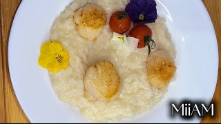 Risotto parmesan et noix de saint Jacques [upl. by Yramliw]