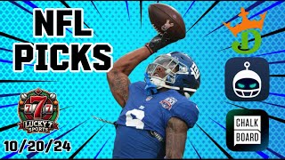 1020 NFL SPORTS BETTING FREE PICKS GIANTS VS EAGLES  TD PARLAY [upl. by Mutua507]