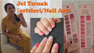 Jel Tırnak Şeritleri Nasıl kullanılır Nail Art Manikür Yapmak artık çok kolay [upl. by Irwin]