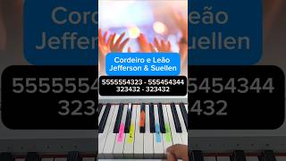 Aprenda Cordeiro e Leão no teclado shorts gospel tecladogospel [upl. by Ahset]