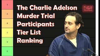 The Charlie Adelson Murder Trial Participants Tier List Ranking [upl. by Eam]