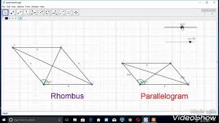 Geogebra Quadrilaterals [upl. by Ezirtaeb]