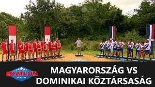 Exatlon Hungary és az Exatlon Dominikai Köztársaság csatája [upl. by Banky568]