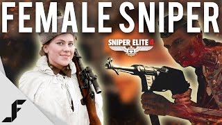 FEMALE SHARPSHOOTER  Sniper Elite 4 [upl. by Natlus]