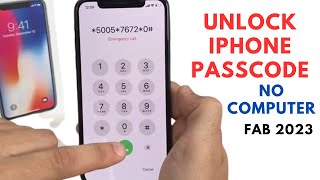 How To Unlock iPhone Screen Passcode Fab 2023 Update Bypass iPhone Screen lock No Computer [upl. by Perrie]