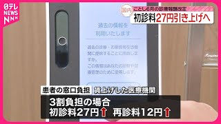 【「診療報酬」改定】6月から初診料、再診料など引き上げへ [upl. by Fara]