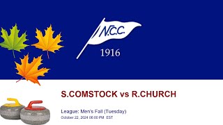 🥌 NCC League Mens Fall Tuesday  SCOMSTOCK vs RCHURCH [upl. by Wendolyn]