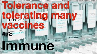 Immune 78 Tolerance and tolerating many vaccines [upl. by Hort]