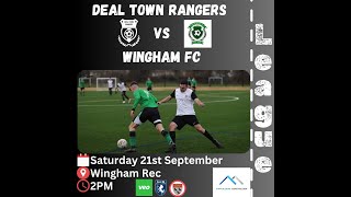 League  Wingham FC 0 Vs 7 Deal Town Rangers FC 21092024 [upl. by Glassman]