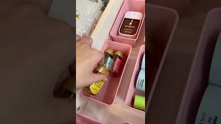 Organizing my new vanity Rae music makeup skincare grwm [upl. by Salomi281]